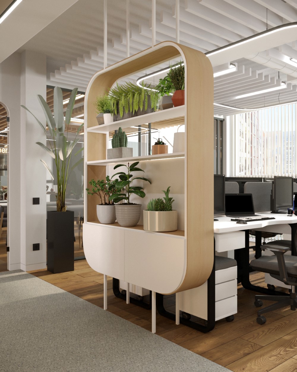 mẫu thiết kế nội thất văn phòng đẹp